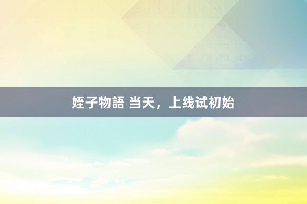 姪子物語 当天，上线试初始